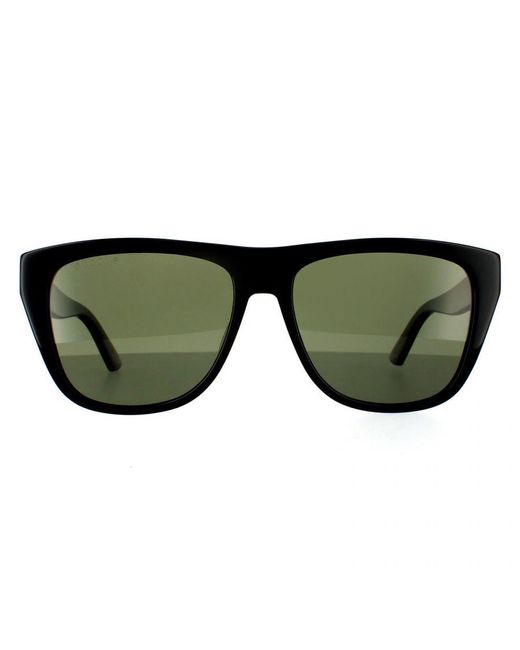 Gucci Green Rectangle Polarized Sunglasses Gg0926S for men