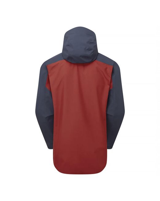 Sprayway Blue Waterproof Gore-Tex Hooded Hiking Jacket Rain Shell Coat for men
