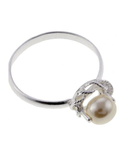 Cristian Lay White 54662160 Ladies Ring Sterling