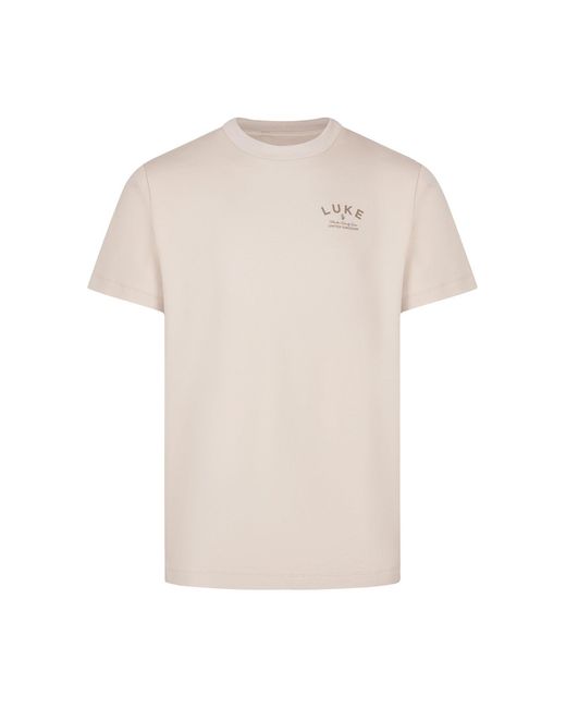 Luke 1977 White Drayton Relaxed Fit T-Shirt for men