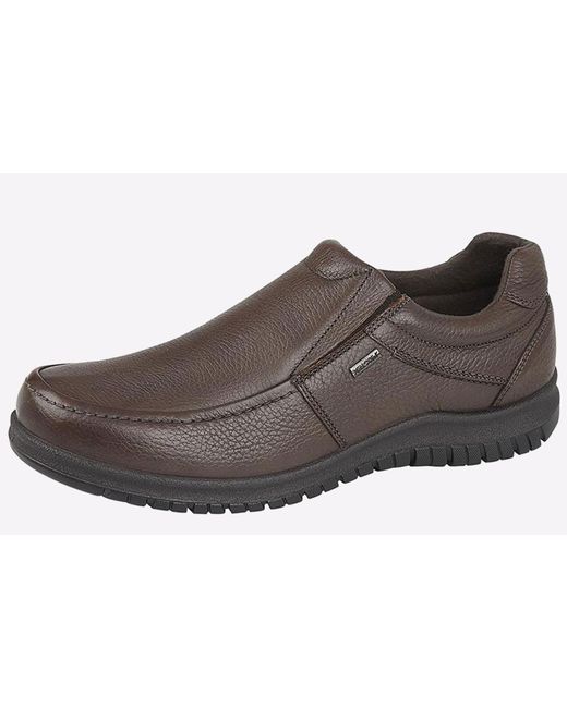 Imac Brown Denman Waterproof Leather Shoes for men