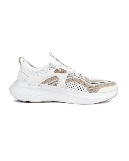 Cole Haan White Zerogrand Outpace Runner Trainers