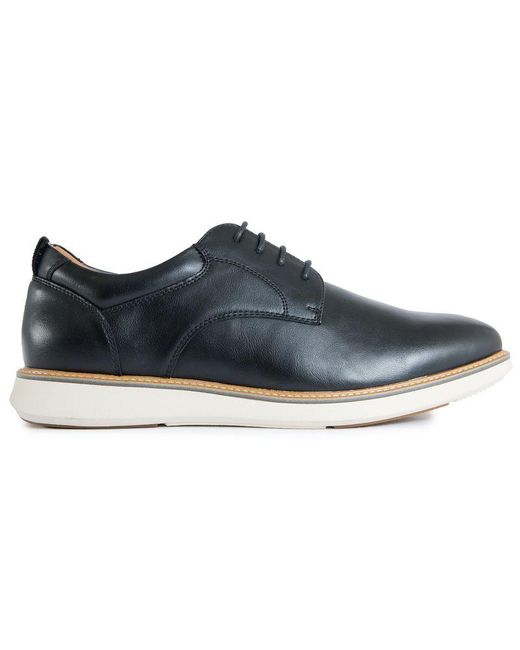 V.Gan Blue Vegan Quinoa Leisure Derby Shoes for men