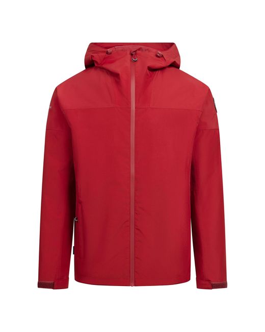 Trespass Red Monach Waterproof Jacket (Deep Claret) for men