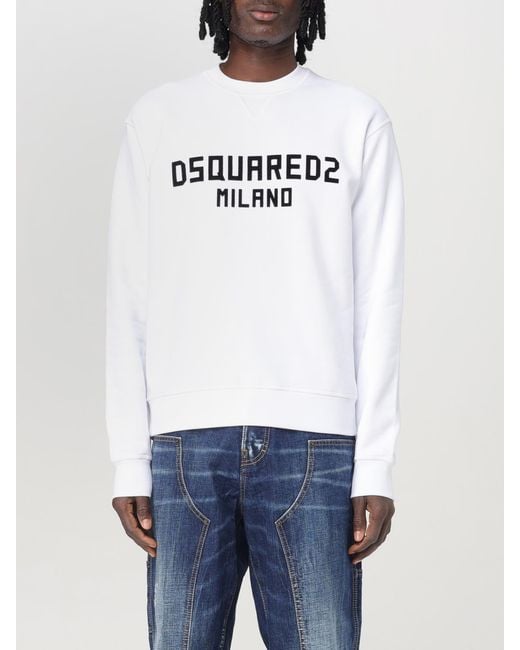 DSquared² White Sweatshirt for men