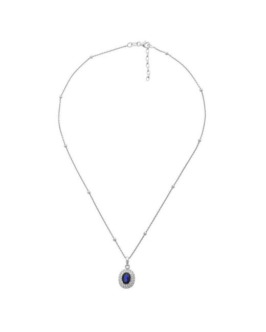 Orphelia Metallic 'Udine' 925 Sterling Chain With Pendant