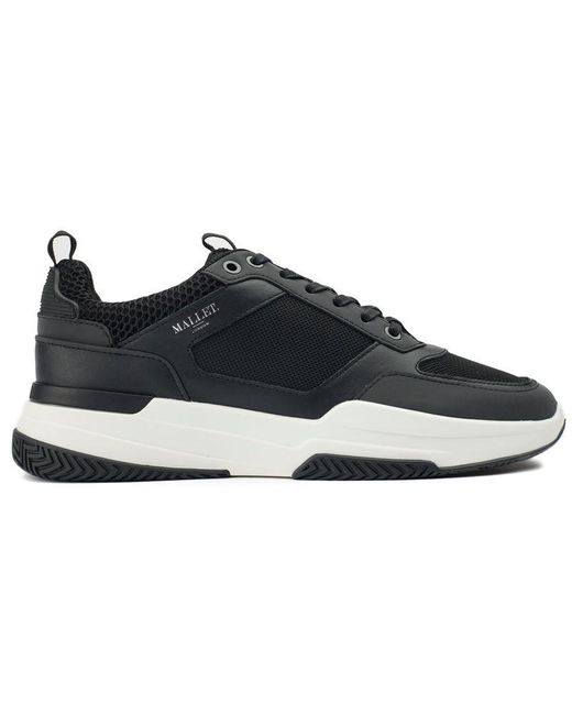 Mallet Black Radnor Trainers for men