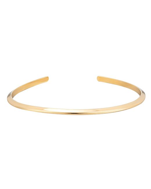 SEOL + GOLD Metallic 18Ct Plated Knife Edge Bangle