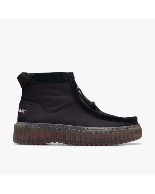 Clarks Black Torhill Zip. Boots