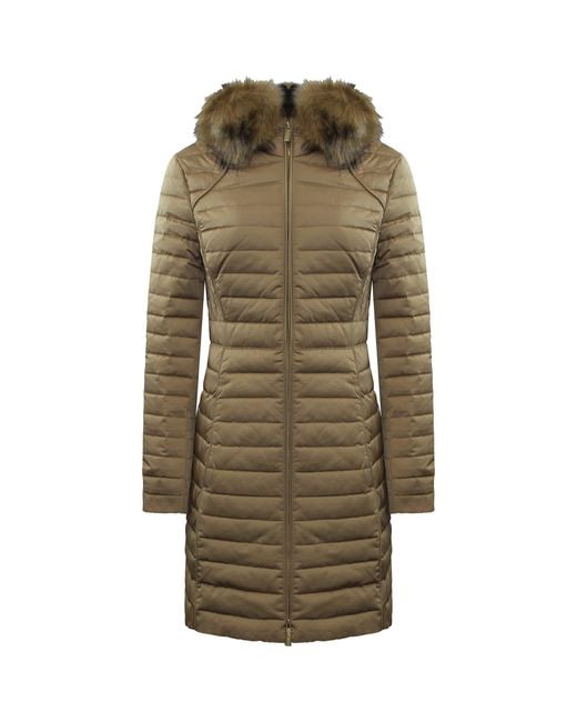 Hunter Green Refined Down Coat