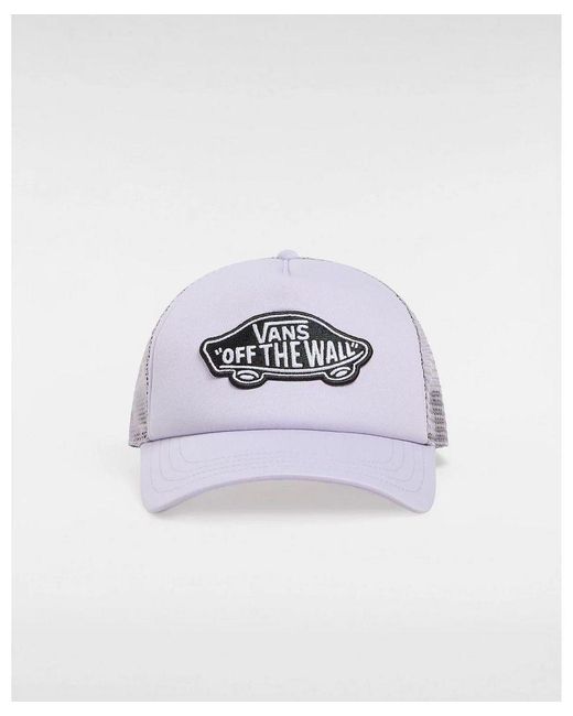 Vans White Classic Patch Curved Bill Trucker Hat