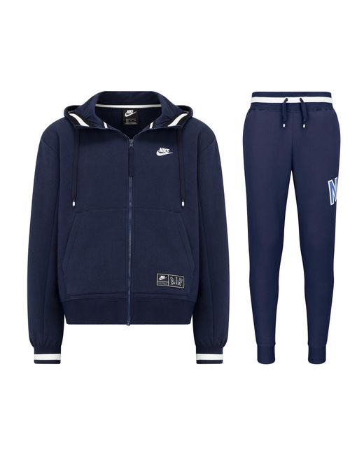 Nike Blue Air Full Zip Tracksuit for men