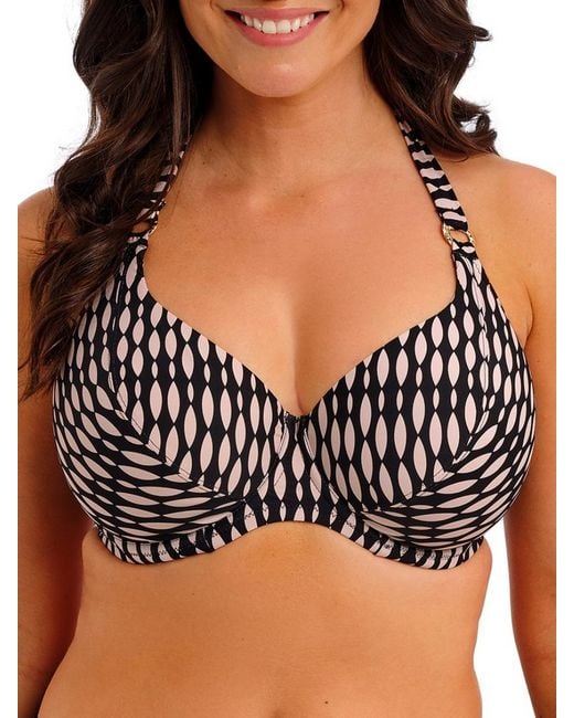 Fantasie Black Shell Bay Halter Top