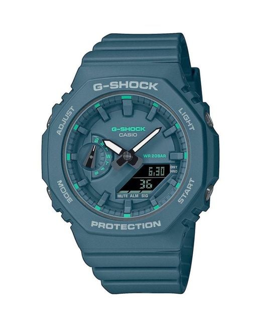 G-Shock Gray G-shock Green Watch Gma-s2100ga-3aer
