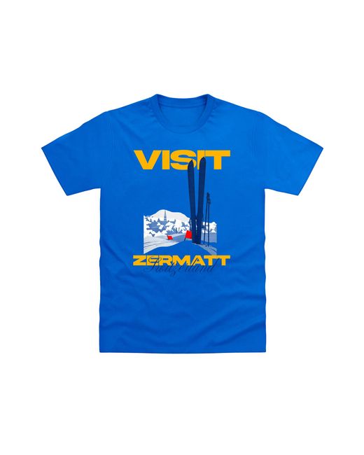 Park Fields Blue Pierce Archive Visit Zermatt Graphic T-Shirt Bright