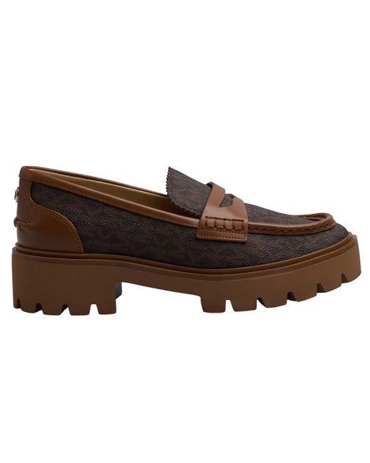 Michael Kors Brown Holland Loafers 49F4Hlfp1B
