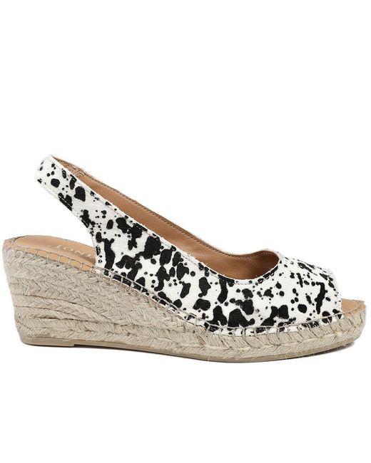 Jones Bootmaker Metallic Rosanna Slingback Wedges