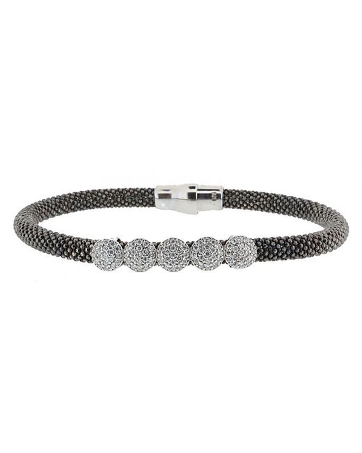 Orphelia Black 'Madigan' 925 Sterling Bracelet