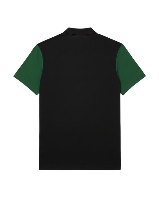 Lacoste Green Dry Print Branding Tennis Polo Shirt for men