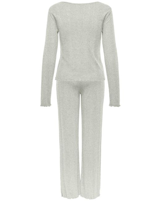 ONLY Enkel Pyjama in het White