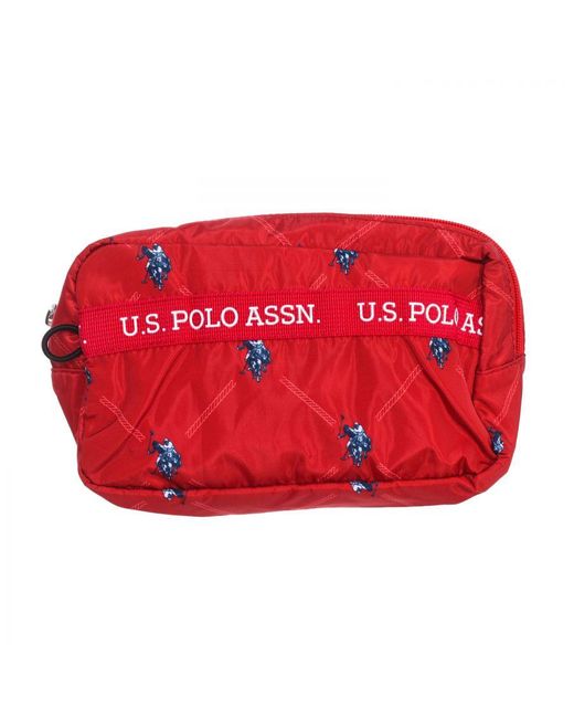 U.S. POLO ASSN. Red Biuyu5393Wiy Toiletry Bag