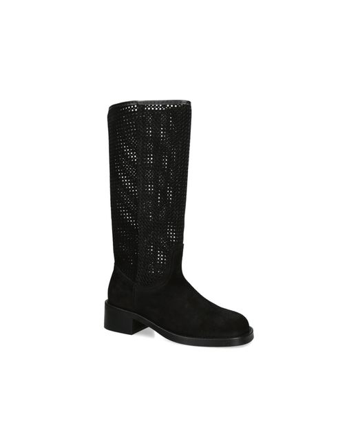 Steve Madden Black Leather Riggs Boots