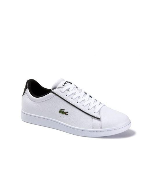 Lacoste White Carnaby Evo 120 2 Sma Trainers for men