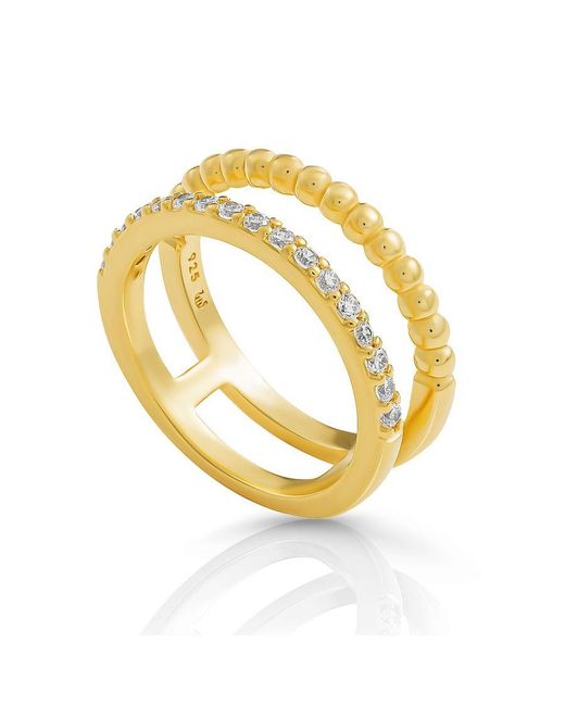 Orphelia Metallic 'Chic' 925 Sterling Ring