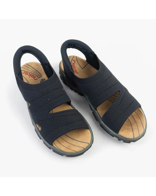 Rieker Blue 68895-14 Sandals