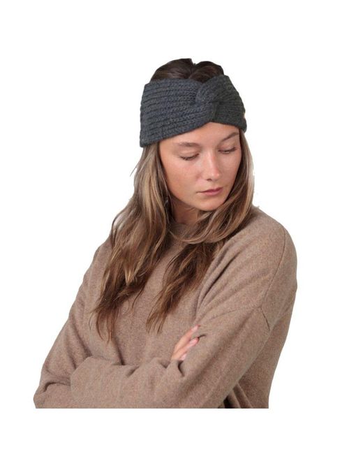 Barts Brown Desire Soft Yarn Knitted Headband