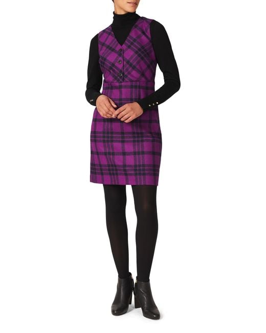 Hobbs Purple Mary Dress