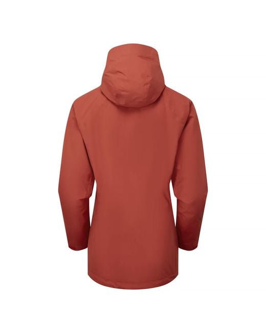Sprayway Red Ladies Waterproof Gore-Tex Hiking Jacket With Hood Windproof Rain Shell Coat