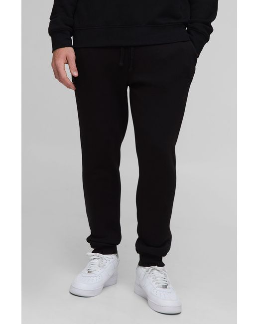 BoohooMAN Black Basic Bm Signature Skinny Fit Jogger for men