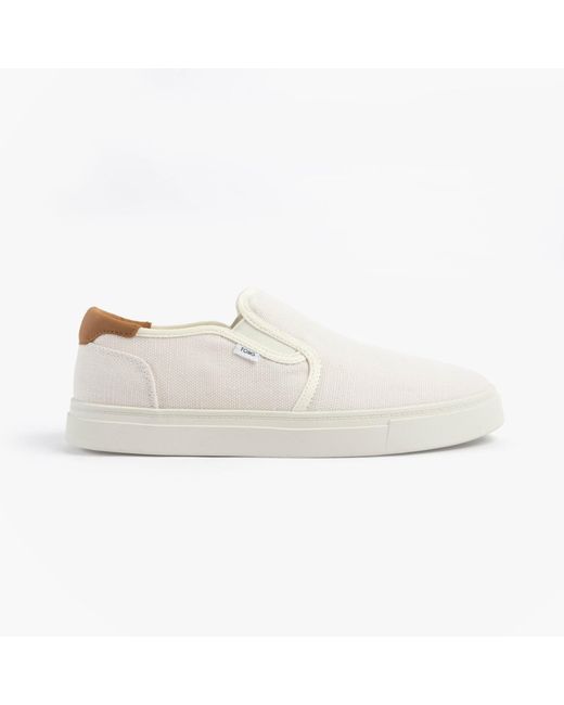 TOMS White Baja 2.0 Trainers Canvas for men