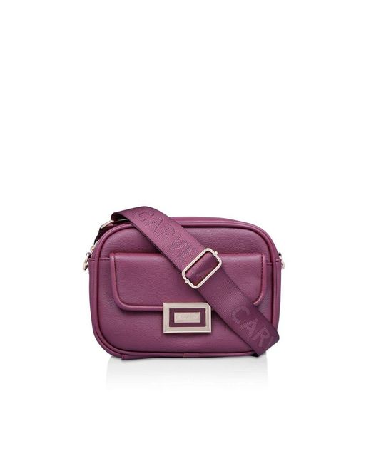 Carvela Kurt Geiger Boxy Cross Body Bag in Purple Lyst UK
