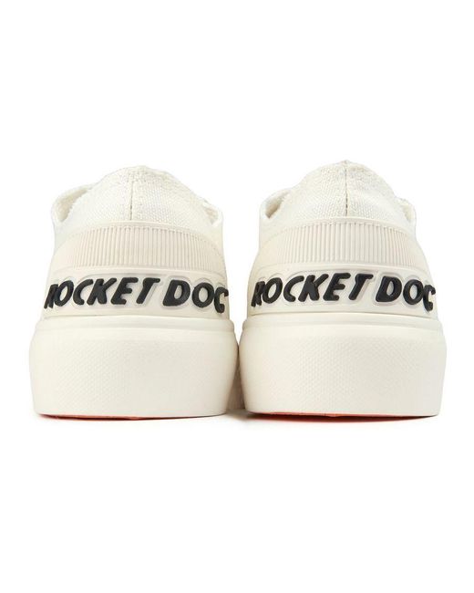 Rocket Dog Jazzin Plus Sneakers in het White