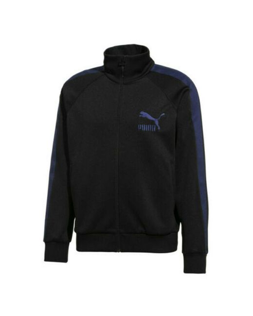 PUMA Black X Poggy Zip Up Track Top Funnel Jacket 576753 01 Textile for men