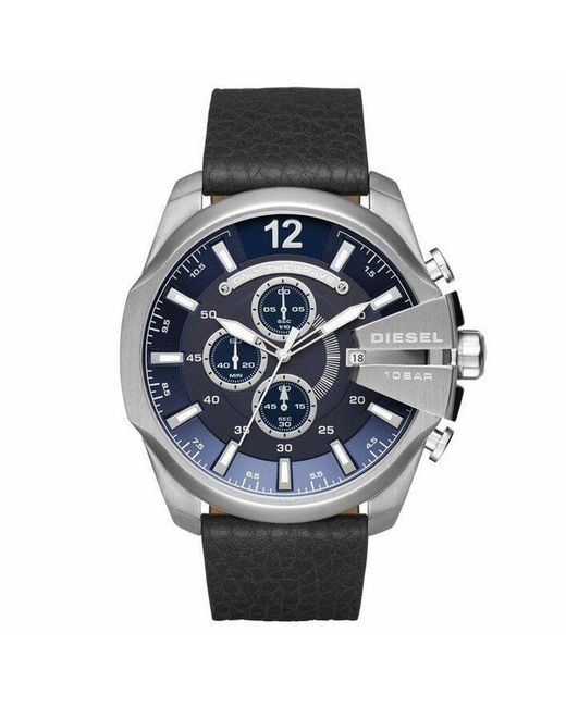 DIESEL Metallic Dz4423 Mega Chief Dial Chronograph Watch