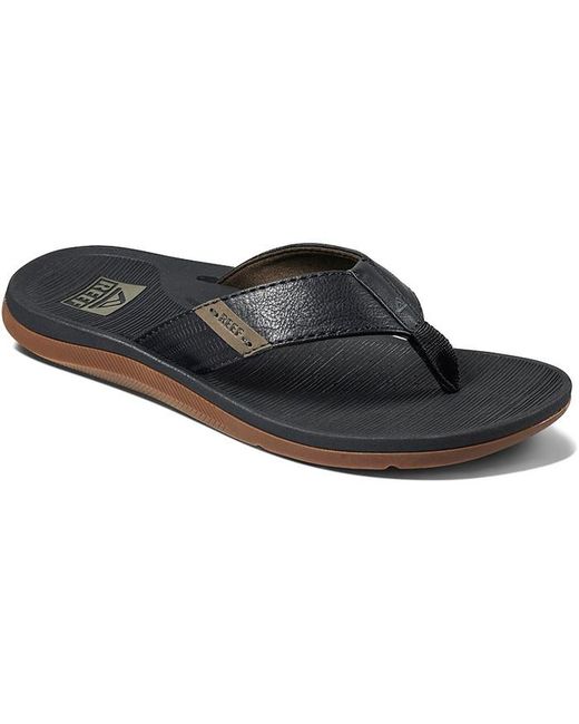 Reef Black Santa Ana Sandals for men