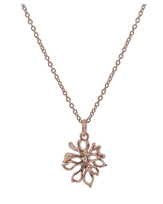 Orphelia Metallic 925 Sterling Chain With Pendant