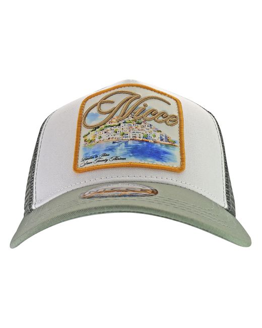 Nicce London Green Embroidered Trucker Cap for men
