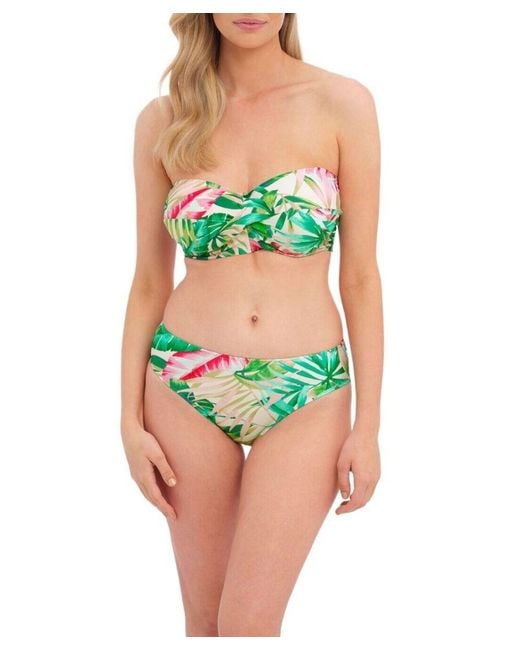 Fantasie Green Langkawi Bandeau Bikini Top