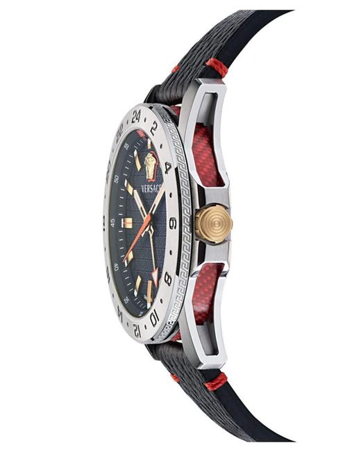 Versace Black Sport Tech Watch Ve2W00122 Leather (Archived) for men