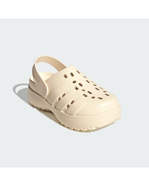 Adidas Metallic Adilette Platform Clogs