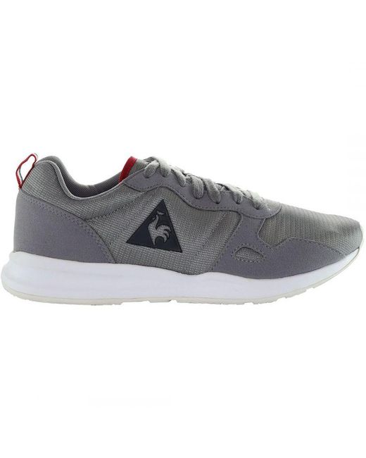 Le Coq Sportif Gray Lcs R600 Mesh Grey Trainers for men
