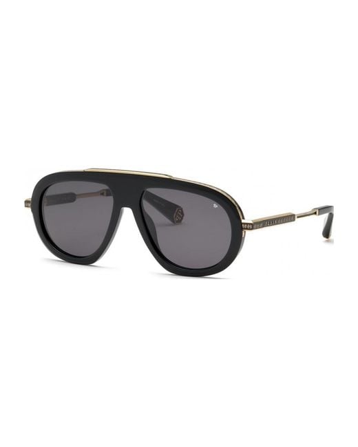 Philipp Plein Black Spp151M 57 0700 Sunglasses for men
