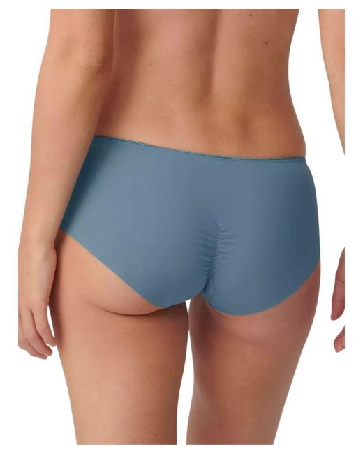 Triumph Blue Essential Minimiser Hipster Brief Provincial Polyamide