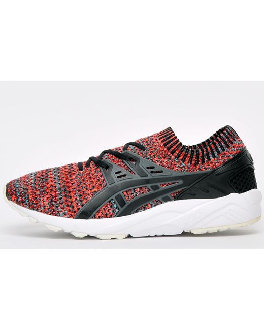 Asics Black Gel-Kayano Trainers Knit Multicoloured for men
