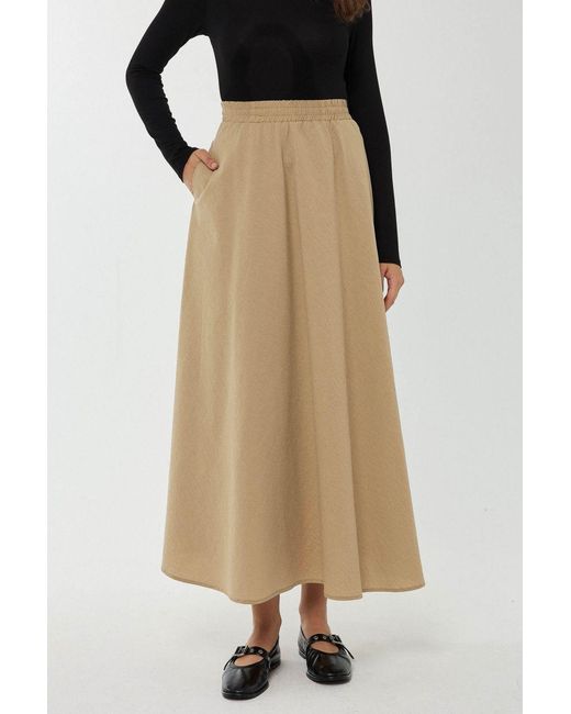 Hiccup Natural High Waist Maxi Skirt