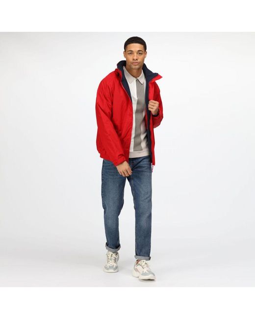 Regatta Red Dover Waterproof Windproof Jacket (Classic/ for men